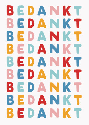 Bedankt
