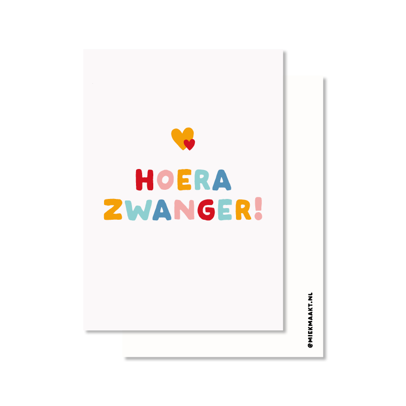 Hoera zwanger