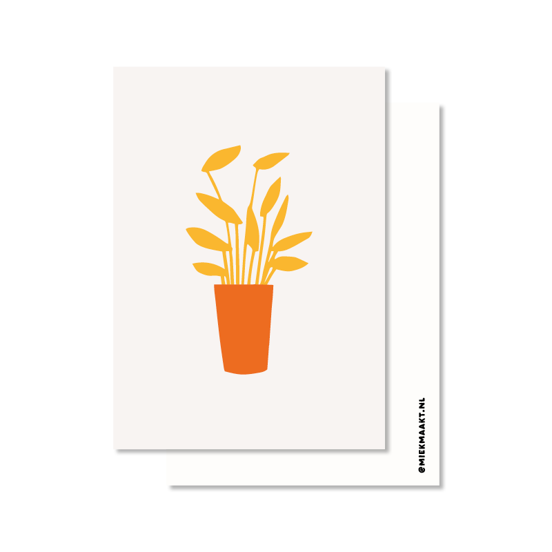 Gele plant