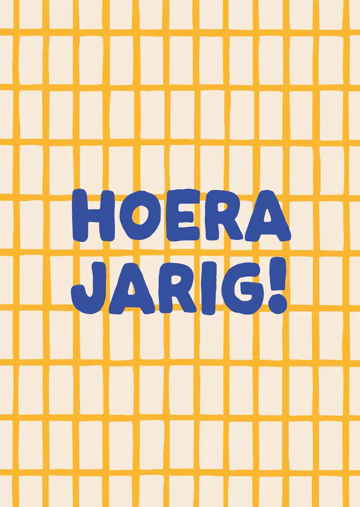 Hoera jarig!