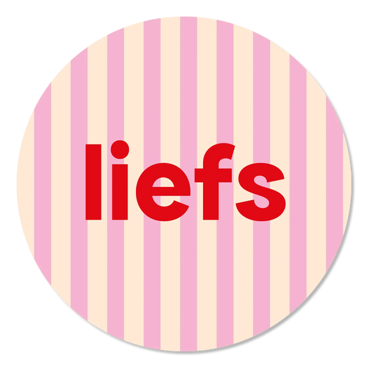 Sticker liefs | Ronde sticker 40 mm