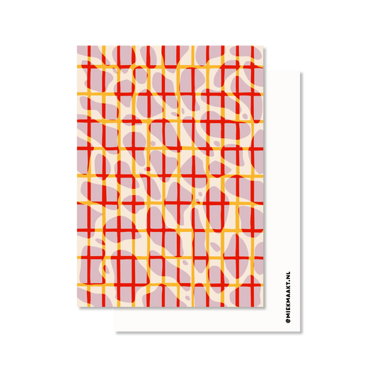 Abstract waterpatroon